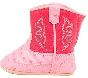 M&F Western Kids Baby Girl's Baby Bucker Kinsley (Infant/Toddler) Pink 0 Infant M