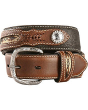 Load image into Gallery viewer, M&amp;F Western Boys&#39; Nocona Fabric Insert Belt (Little Big Kids), Black, 22
