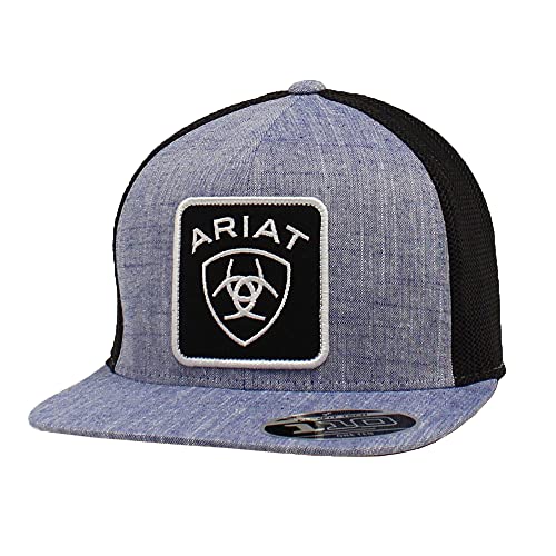 ARIAT Men's Snapback Flex Fit Shield Logo Cap