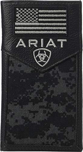 Ariat Unisex-Adult's Patriot Digital Camo Rodeo Wallet, brown