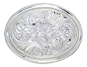 HorseSaddleShop Crumrine Classic Rope Floral Buckle oval-buckle