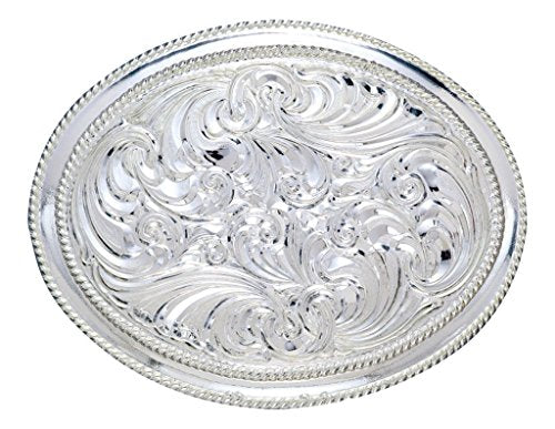 HorseSaddleShop Crumrine Classic Rope Floral Buckle oval-buckle