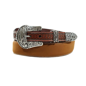 3D Men's Woven Basket Belt