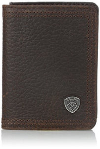 Ariat Men's Shield Concho Rowdy Bifold Flip, Brown, One Size