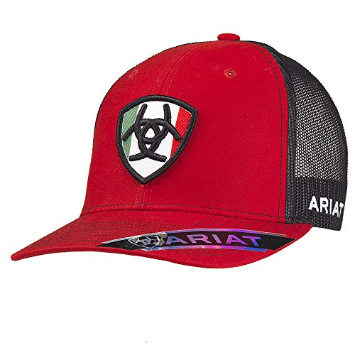 ARIAT Mexican Flag Lettering Cap, Black