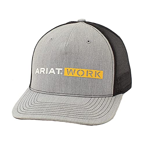 ARIAT Mens R112 Snap Back Work Grey