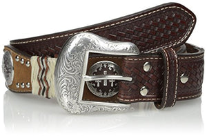 Nocona Belt Co. Men's Pro Tricross Scalop Raw