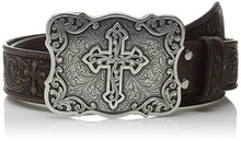 Load image into Gallery viewer, Nocona Belt Co. Women&#39;s Embossed Leather Cross Buckle
