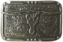 Load image into Gallery viewer, Nocona Men&#39;s Crumrine Square Steer Buckle
