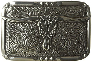 Nocona Men's Crumrine Square Steer Buckle