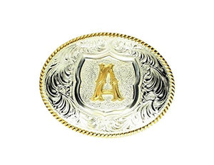 Crumine Oval Initial Buckle