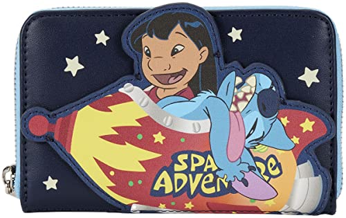 Lilo & Stitch Space Adventure Glow in the Dark Zip Around Wallet