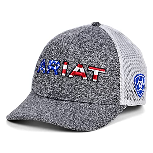 ARIAT Script Cap Heather/Red/White/Blue One Size