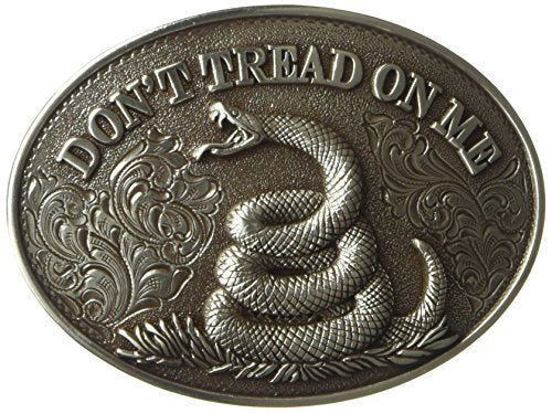 Nocona Men's Don't Tread Oval Buckle