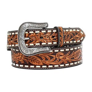 ARIAT Men's Floral Embossed Belt