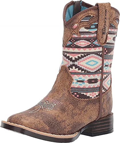 M&F Western Kids Girl's Magan (Toddler/Little Kid) Brown 12 Little Kid M