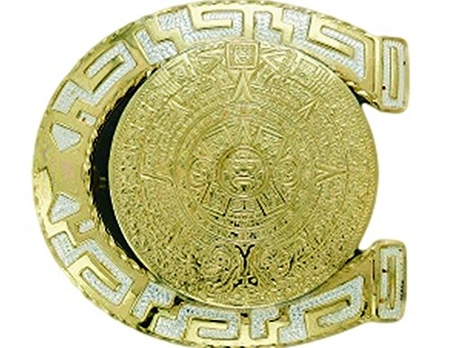 Crumrine Western Belt Buckle Horseshoe Calendar Silver Gold C10880