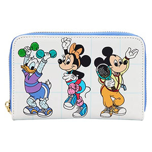 Loungefly Disney Mousercise Zip Around Wallet