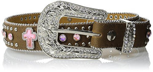 M&F Western Women's Crystal Cross Belt (Little Big Kids)