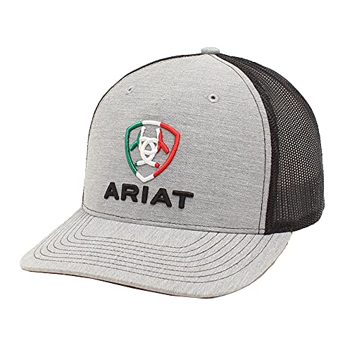 M&F Western Products A300016506 Ariat Mens Snap Back Mexico Flag Grey