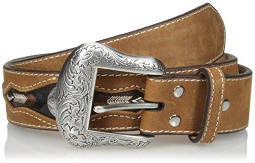 Nocona Belt Co. Men's Juniors Buffalo Concho Inlay