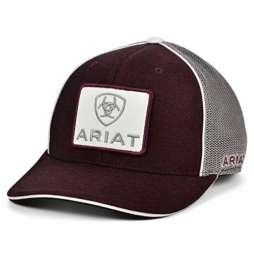 ARIAT Mens Patch Cap OSFM Burgundy