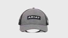 Load and play video in Gallery viewer, ARIAT Men&#39;s Grey Snapback Logo Cap | 701340711471
