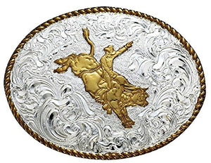 HorseSaddleShop Bull Rider Belt Buckle by Crumrine bkmfc06150