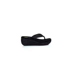 Volatile Women's Bahama Wedge Sandal,Black,6 B US | 616809818045