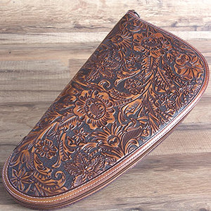 Nocona Leather Gun Case Zip Close Floral Embossed