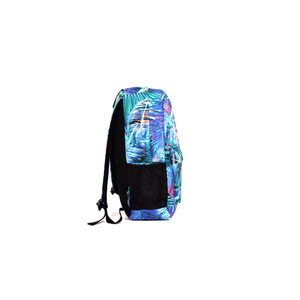 ARIAT Unisex Backpack Blue w/Palm Leaf Print One Size | 701340632196