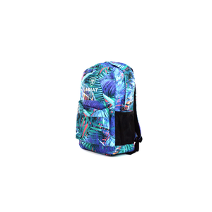 ARIAT Unisex Backpack Blue w/Palm Leaf Print One Size | 701340632196