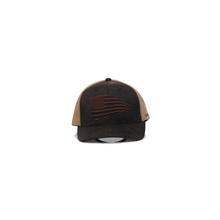 Load image into Gallery viewer, ARIAT Men&#39;s Embroidered Flag Snapback Cap, Brown | 701340669406
