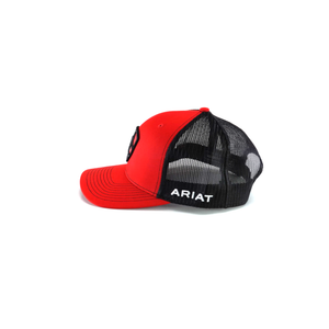 ARIAT R112 Mexican Flag Shield Snapback Red One Size | 701340669444