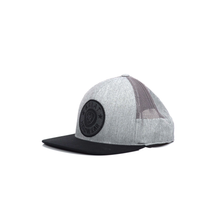 Load image into Gallery viewer, ARIAT Men&#39;s Adjustable Snapback Flex Fit 110 Round Logo Grey Hat) | 701340676664
