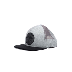 ARIAT Men's Adjustable Snapback Flex Fit 110 Round Logo Grey Hat) | 701340676664