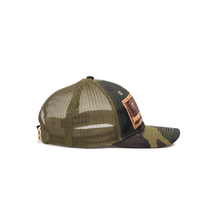 Load image into Gallery viewer, ARIAT Women’s Hat Baseball Cap Logo Mesh Flag Cork Patch Logo Camo
