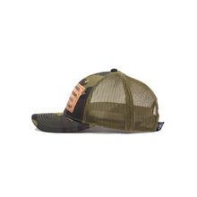 Load image into Gallery viewer, ARIAT Women’s Hat Baseball Cap Logo Mesh Flag Cork Patch Logo Camo
