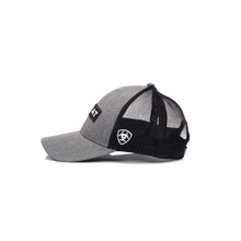 Load image into Gallery viewer, ARIAT Men&#39;s Grey Snapback Logo Cap | 701340711471
