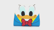 Load and play video in Gallery viewer, Loungefly Disney Donald Duck Crossbody Bag Donald Duck One Size | 671803404151
