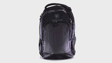 Load and play video in Gallery viewer, Ariat Unisex Logo Backpack Black Size One Size | 701340614482


