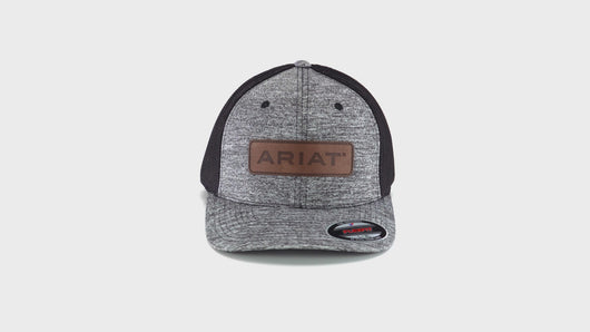 ARIAT Men's Box Logo Snapback Cap Gray Size L/XL R Us | 701340622159