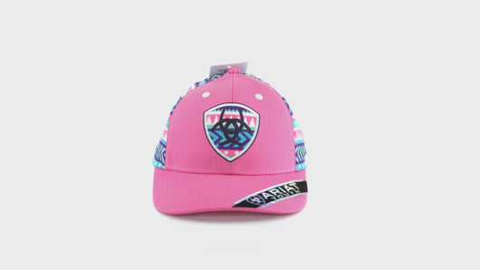 ARIAT Kid's Lucy Snapback Cap Pink Size One Size | 701340626096
