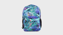 Load and play video in Gallery viewer, ARIAT Unisex Backpack Blue w/Palm Leaf Print One Size | 701340632196
