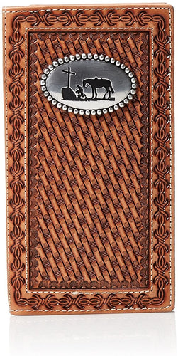 Nocona Men's Barbed Edge Praying Basket Rodeo --|-- 18969