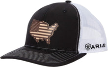 Load image into Gallery viewer, Ariat America Leather Patch Cap Black One Size --|-- 992
