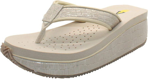 Volatile Women's Mini Croco Wedge Sandal --|-- 3552