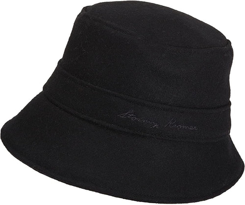 Stormy Kromer The Iron Belle Bucket Hat - Cozy Wool Blend, Classic Design with Taffeta Lining Black --|-- 6791