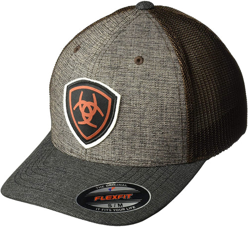 ARIAT Men's Earth Center Shield Mesh Flex Cap --|-- 19377