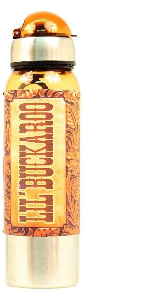Western Moments Lil Buckaroo Water Bottle - Brown --|-- 17754